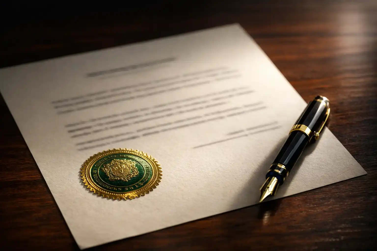 Documento ufficiale con timbro e sigillo che rappresenta la certificazione ADM italiana